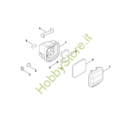 Picture of B - Filtro aria EVC 200.0 (EVC200-0001)